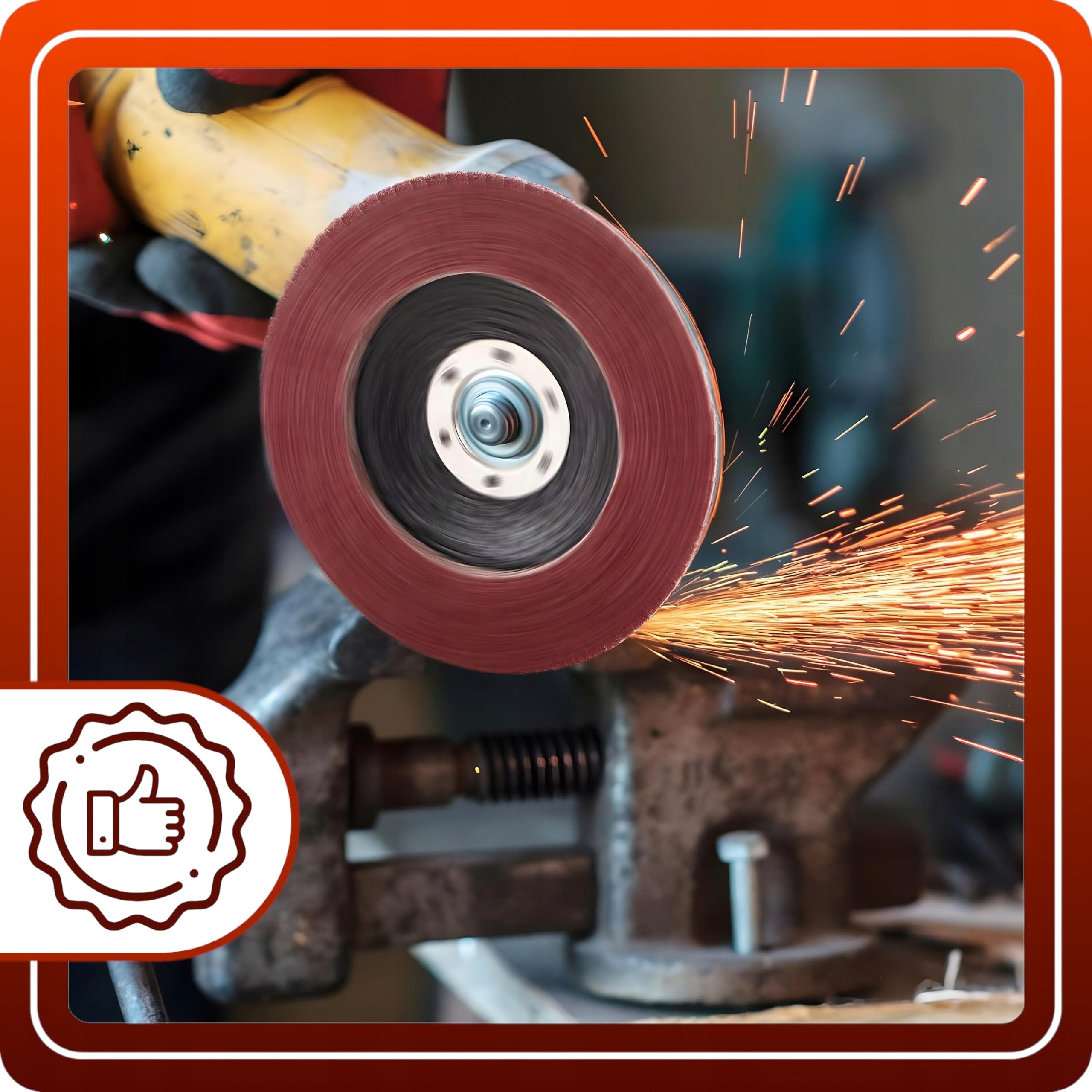 10x Tarcza Listkowa 125mm P120 Lamelka Do Szlifowania Stali Drewna