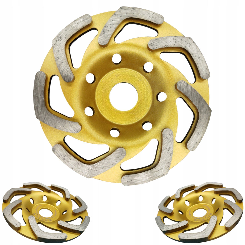 Tarcza do szlifowania betonu 125mm Garnkowa Diamentowa Boomerang na kątówkę