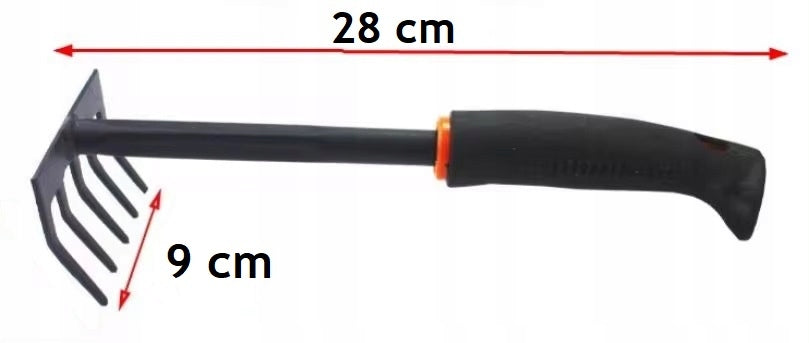 Grabie grabki ogrodowe pazurki 28 cm metalowe ogrodnicze do ogródka
