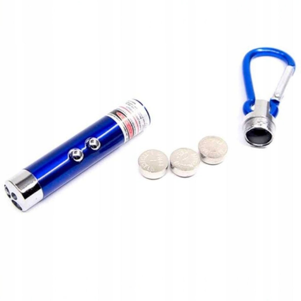 Wskaźnik laserowy Laser Pointer 4w1 Do prezentacji Zabawka dla kota Latarka