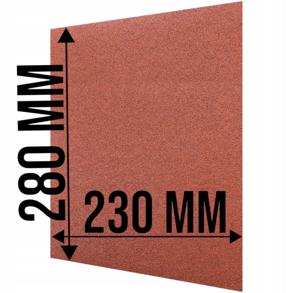 5 sztuk Papier Ścierny 230X280 mm G 60 Zestaw Arkusz Na Papierze Do szlifowania