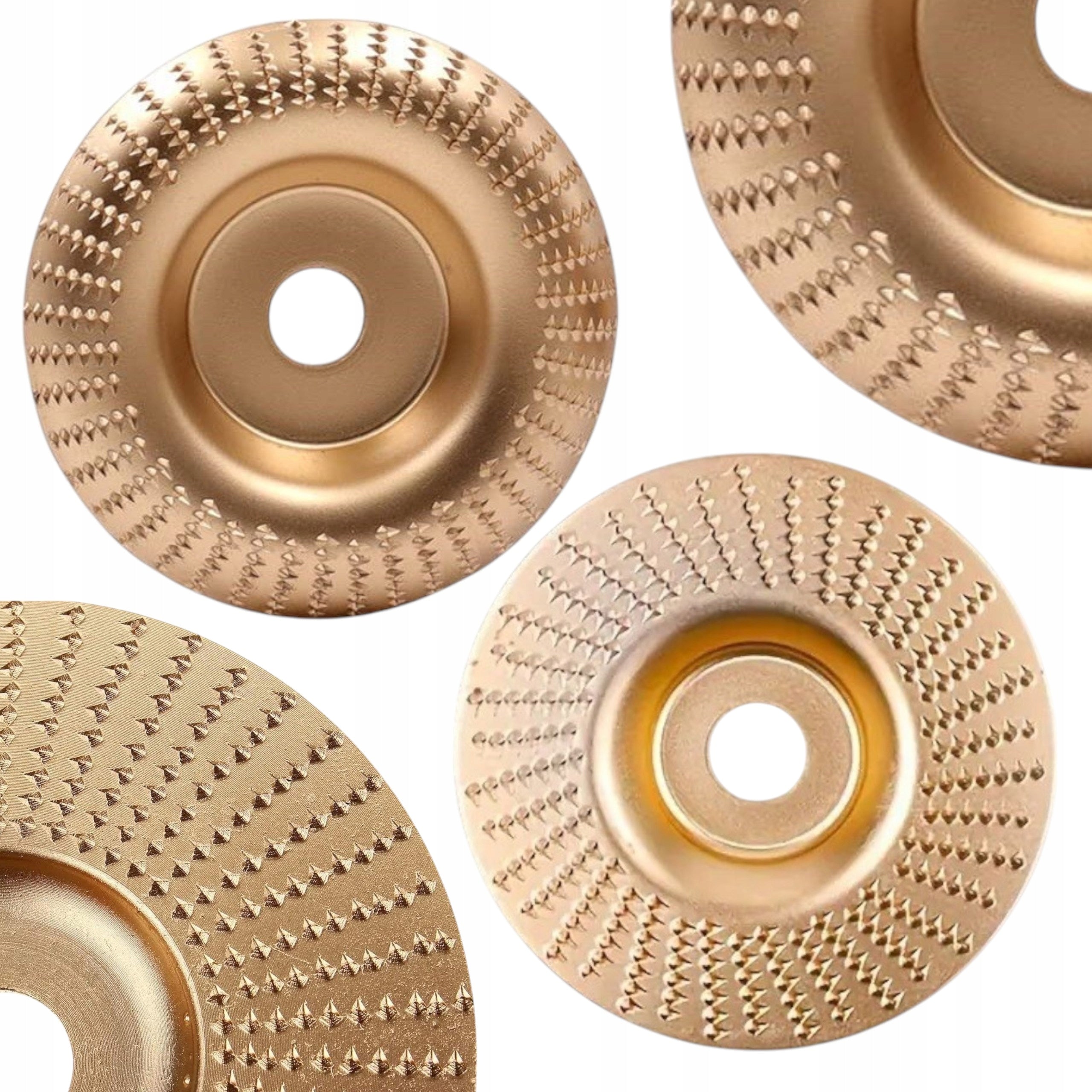 2x Tarnik 125mm Płaski i Wypukły Do Szlifowania Rzeźbienia Drewna