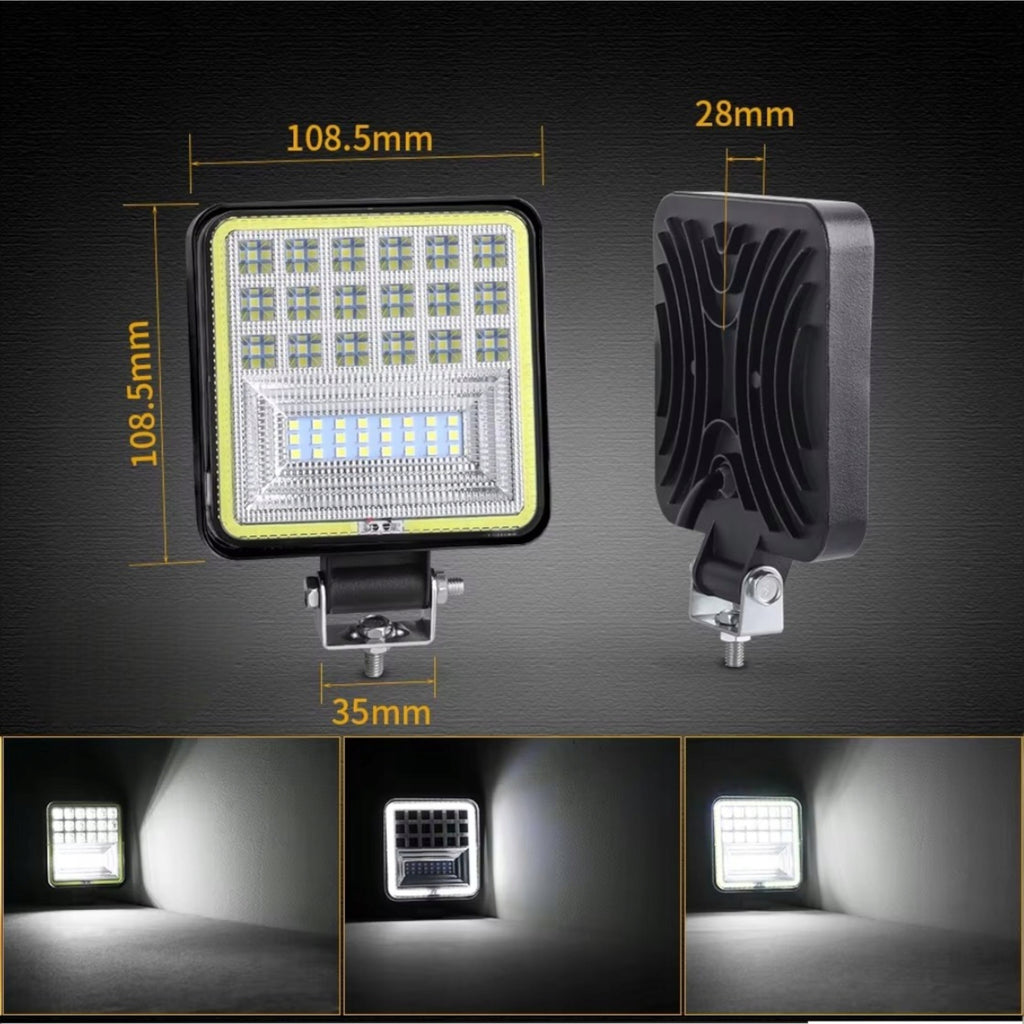 Lampa robocza LED Halogen 12v 24v 126W Szperacz Ledowa Mocna Oświetlenie