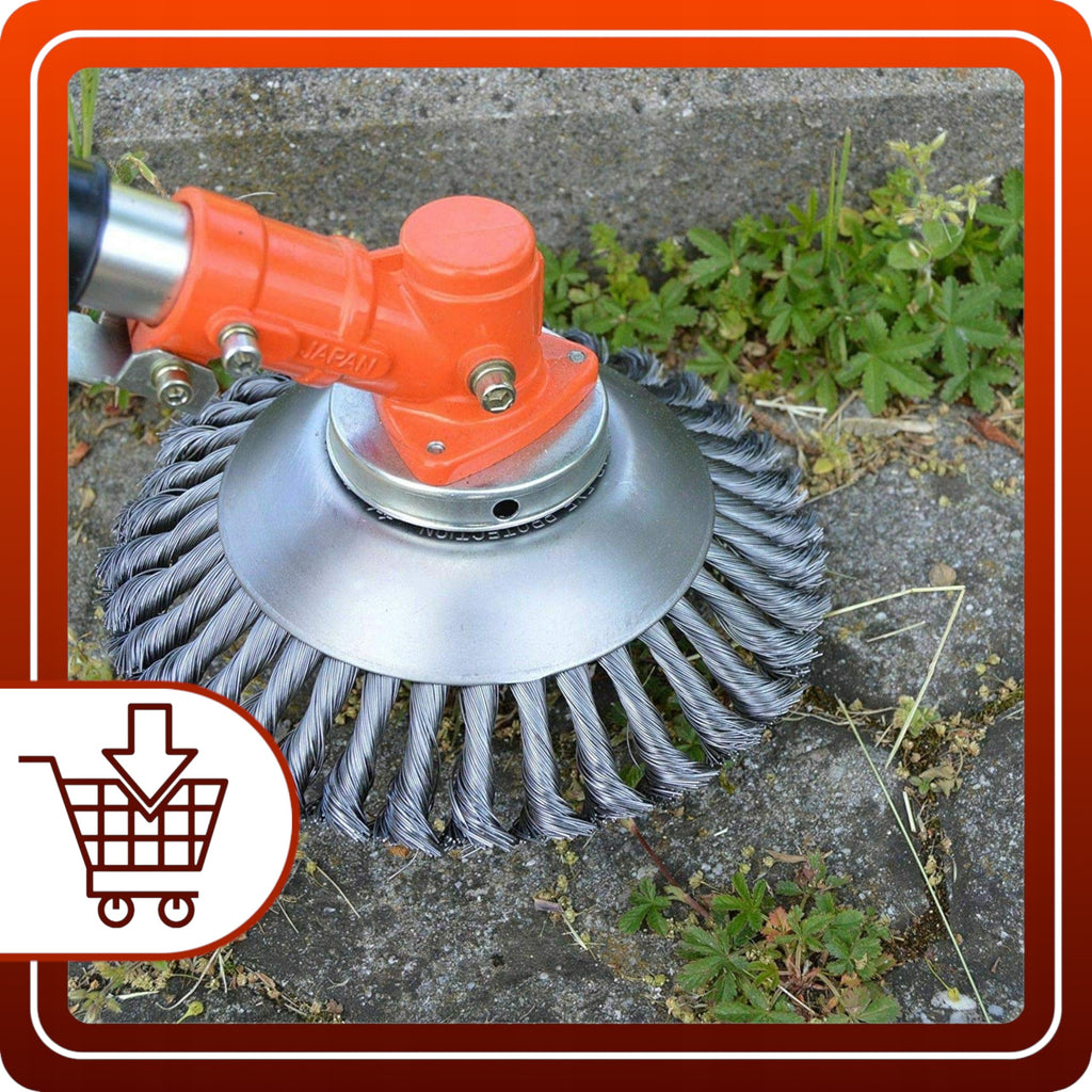 Szczotka Druciana Do Kosy Spalinowej Głowica 200mm Do Czyszczenia Kostki