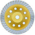 TARCZA DIAMENTOWA DO SZLIFOWANIA BETONU GARNKOWA TURBO 180mm KAMIENIA