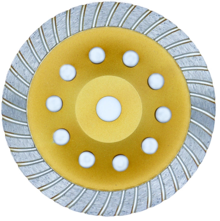 TARCZA DIAMENTOWA DO SZLIFOWANIA BETONU GARNKOWA TURBO 180mm KAMIENIA