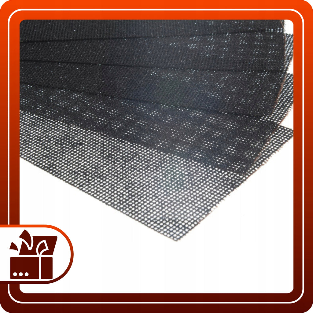 5x Siatka Ścierna do Szlifowania P120 105x270mm Arkusz Do Gładzi Gipsu