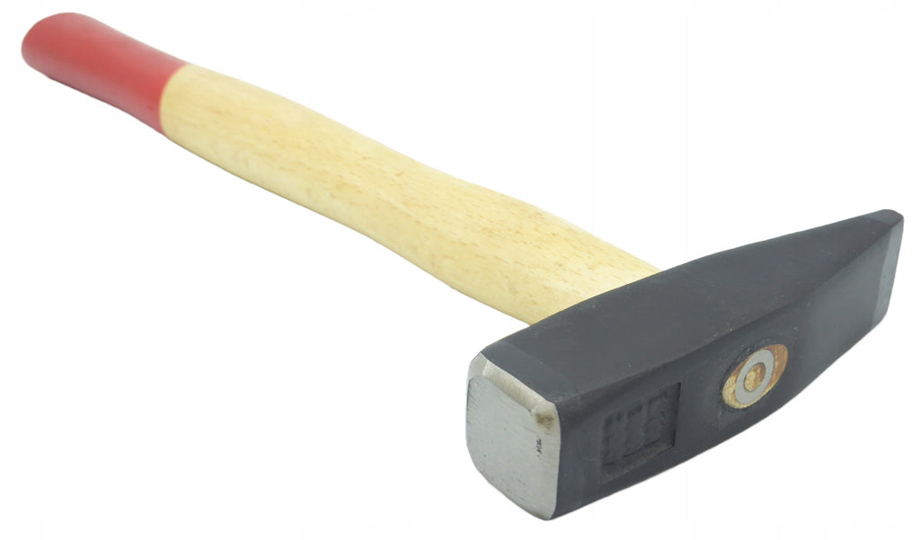 MŁOTEK ŚLUSARSKI KUTY 100g Z DREWNIANYM LAKIEROWANYM TRZONKIEM WARSZTATOWY