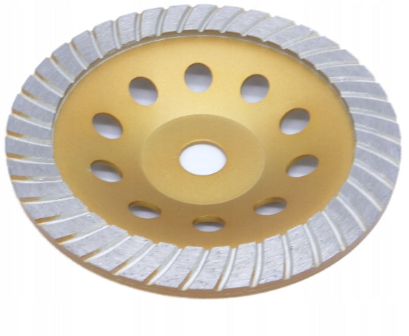 TARCZA DIAMENTOWA DO SZLIFOWANIA BETONU GARNKOWA TURBO 180mm KAMIENIA