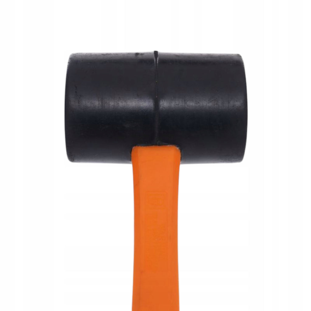 MŁOTEK GUMOWY BRUKARSKI 350g Z RĄCZKĄ FIBERGLASS Do kostki bruku