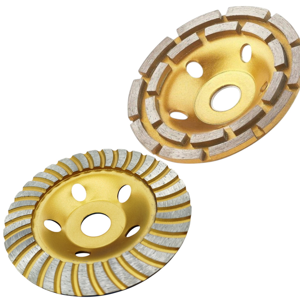 Tarcza diamentowa do szlifowania BETONU zestaw Segmentowa Turbo 125mm 2szt