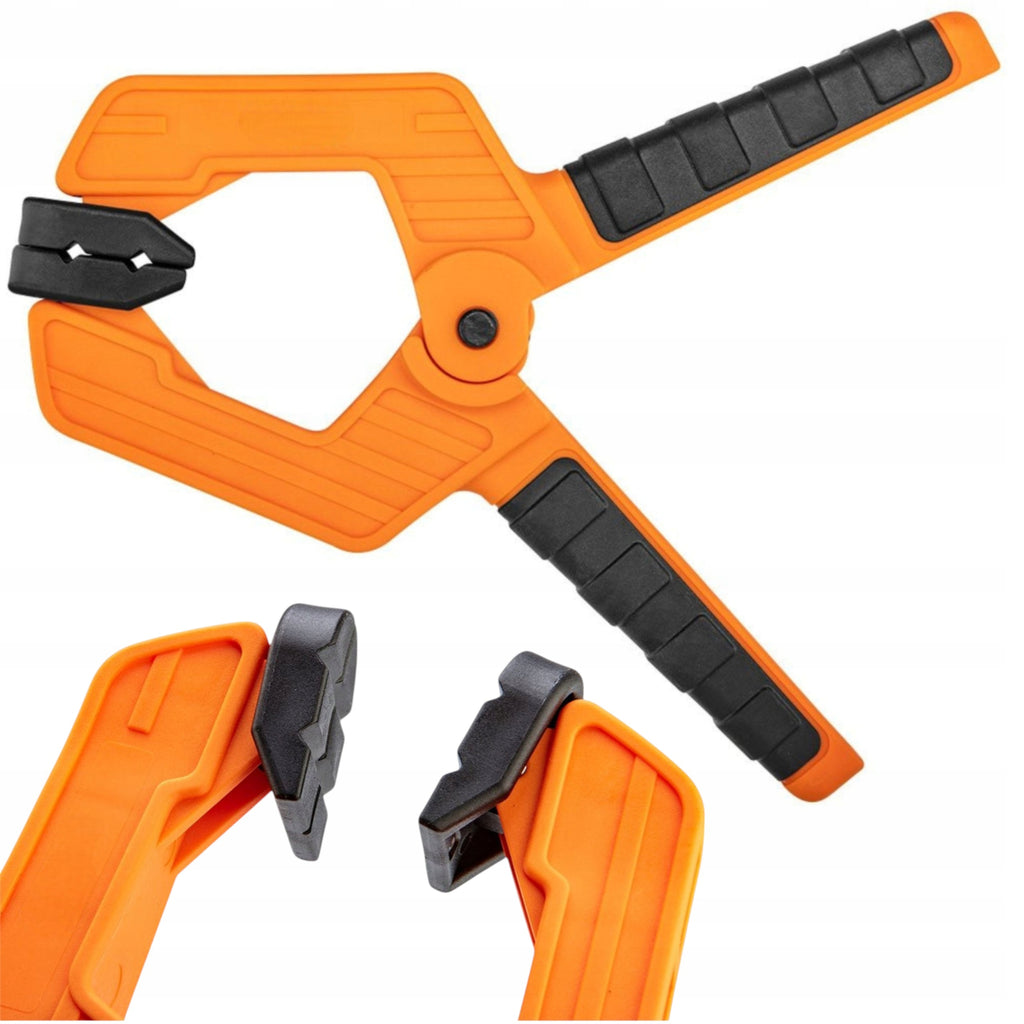Ścisk stolarski sprężynowy warsztatowy mocny silny heavy duty 3" 75 mm