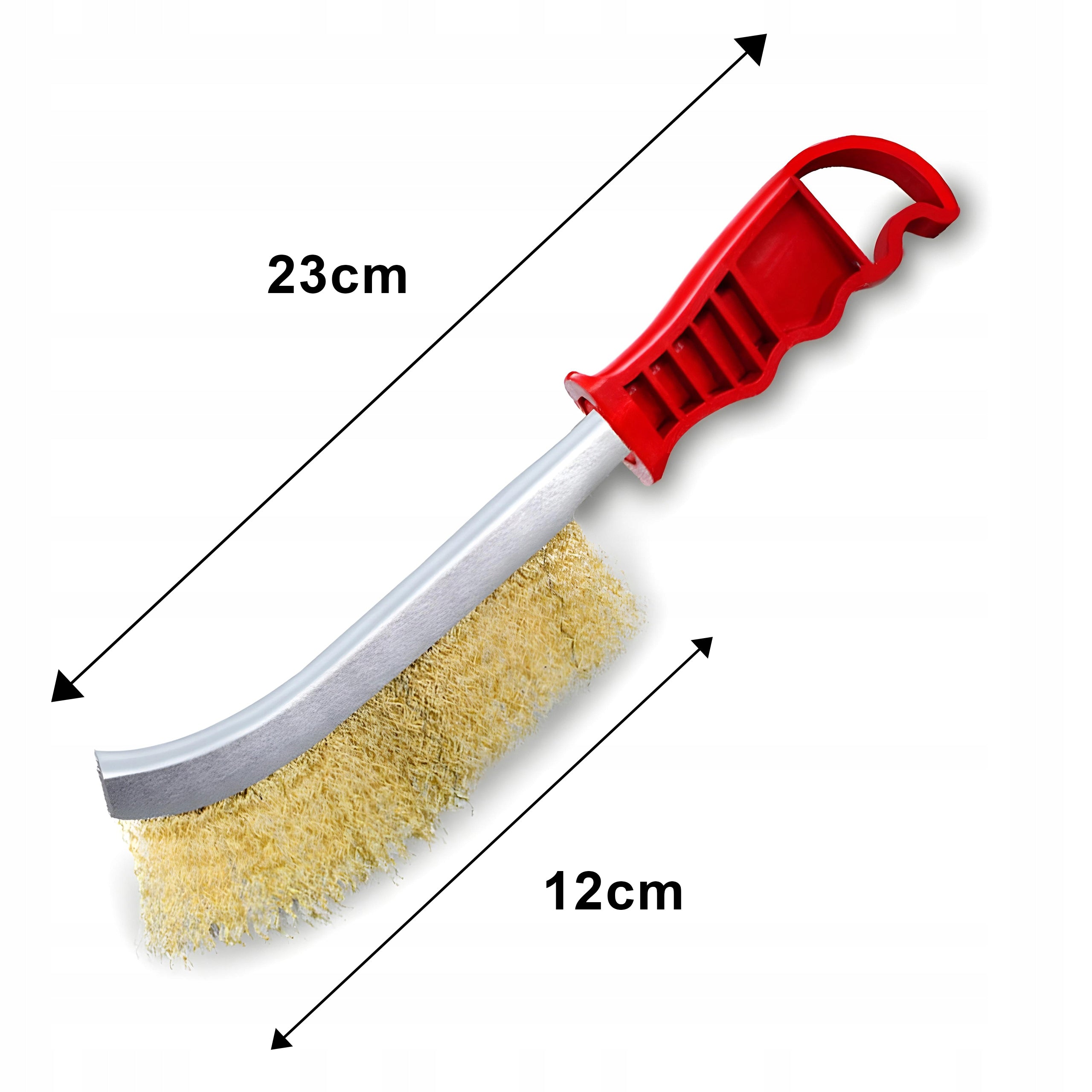 Szczotka Druciana 230mm Mosiądzowana Szczelinowa