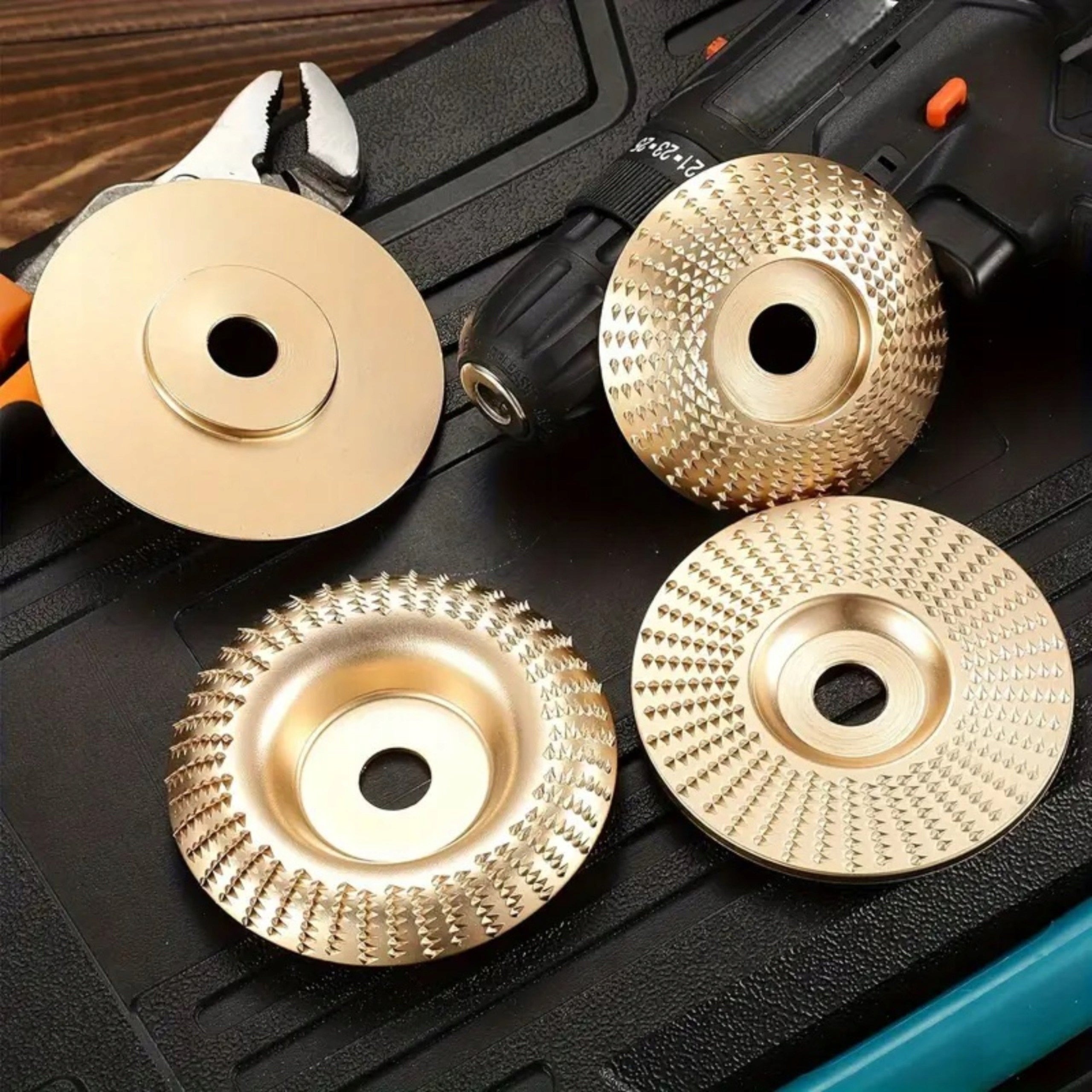 Tarnik 125mm Płaski Do Szlifowania Rzeźbienia Drewna