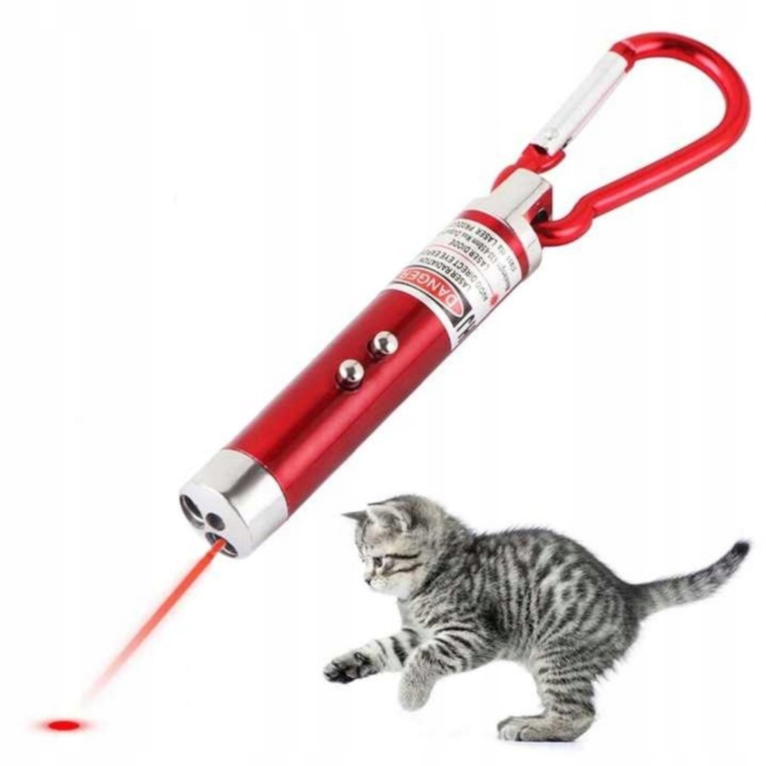 Wskaźnik laserowy Laser Pointer 4w1 Do prezentacji Zabawka dla kota Latarka