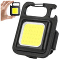 Latarka LED Brelok do kluczy COB akumulatorowa usb Mini Lampa Kieszonkowa