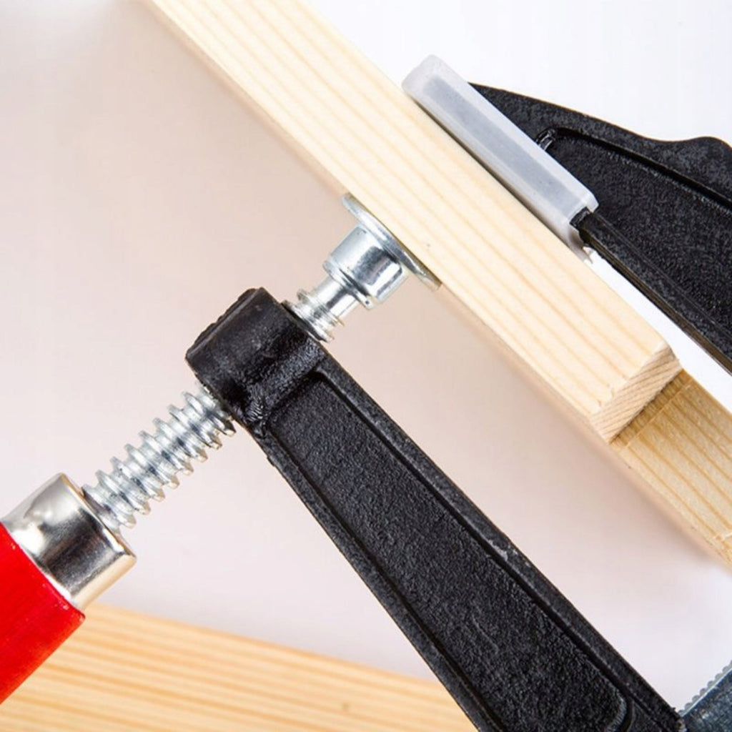 Ścisk Stolarski Śrubowy 500x80mm Typ F Zacisk Do Drewna Warsztatowy Stalowy