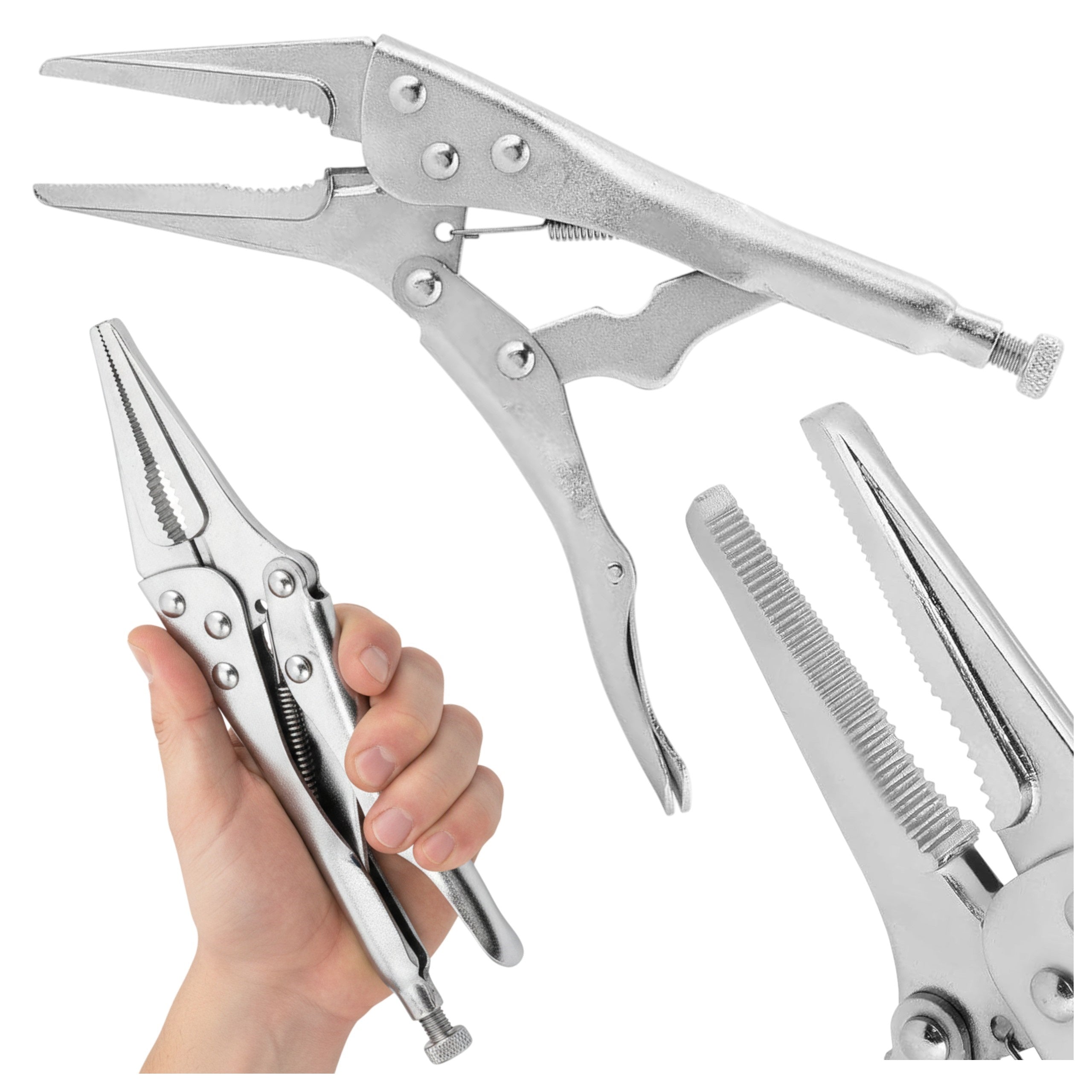 Szczypce Zaciskowe 250mm Morsa Spawalnicze Mors Uniwersalne Kleszcze Długie