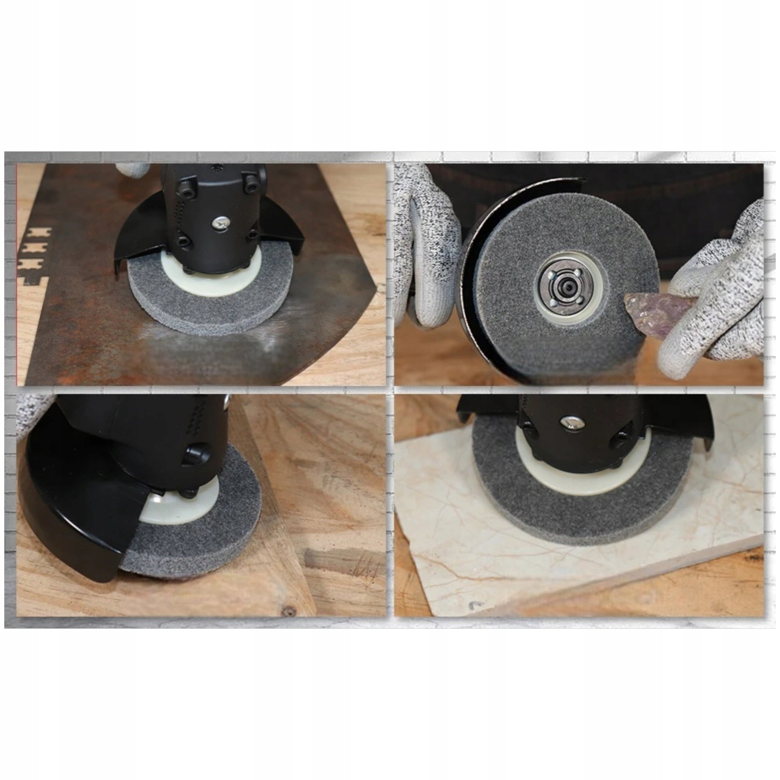Ściernica do czyszczenia piast Tarcza 125x10x22,23 mm Włóknina
