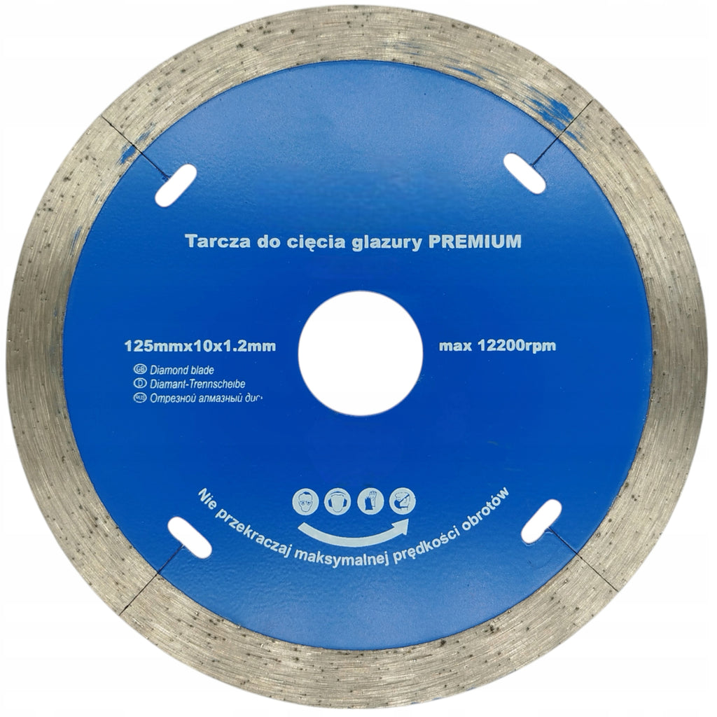 TARCZA Do GLAZURY DIAMENTOWA 125MM Premium GRESU CERAMIKI TERAKOTY PŁYTEK