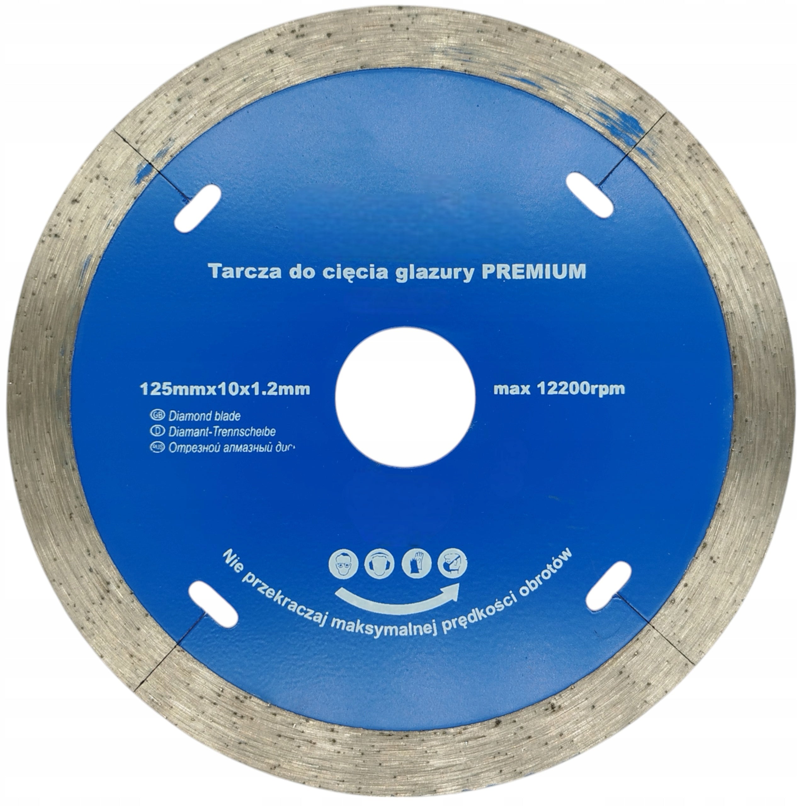 TARCZA Do GLAZURY DIAMENTOWA 125MM Premium GRESU CERAMIKI TERAKOTY PŁYTEK