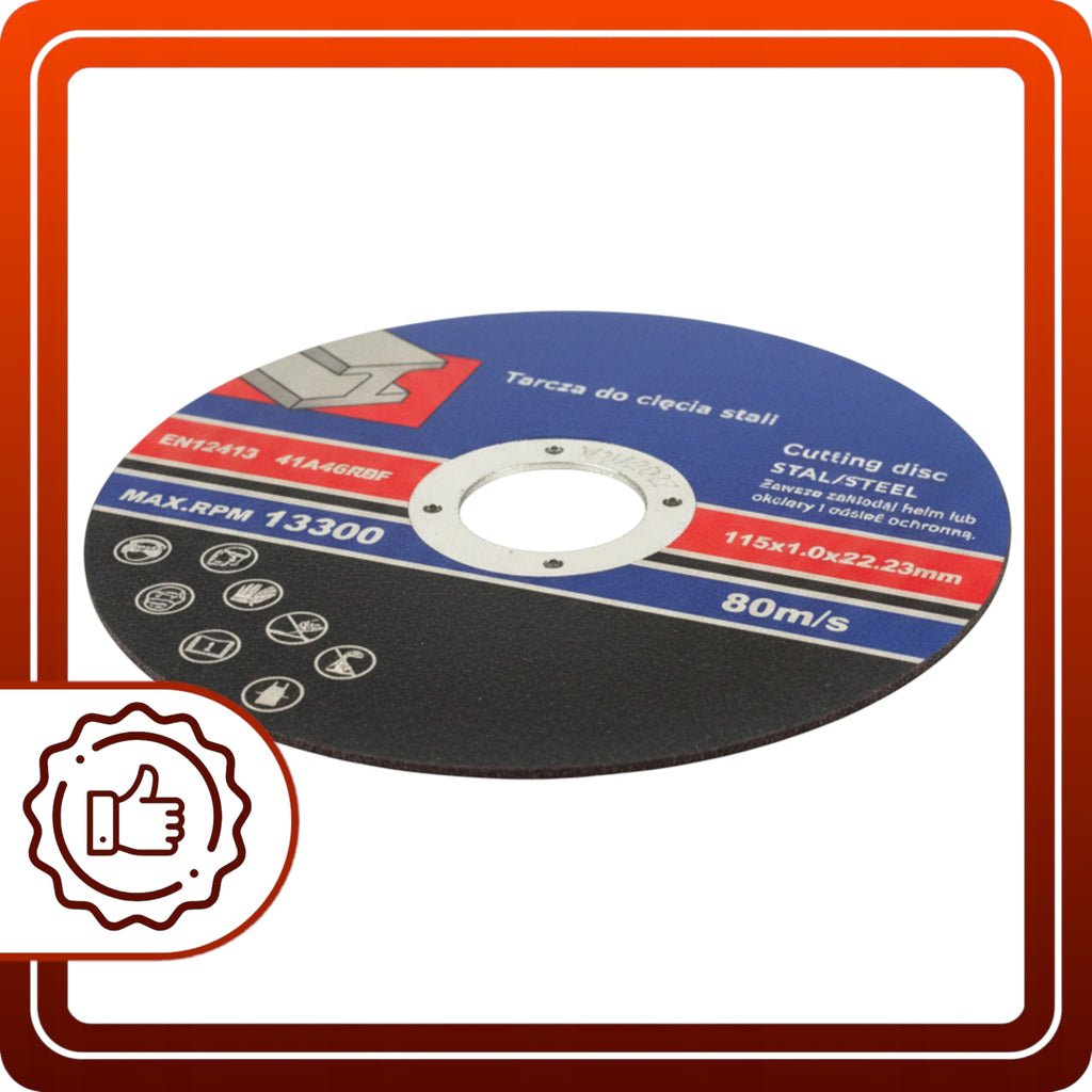 Tarcze do Cięcia Metalu Stali 115x1.0x22.23 mm Tarcza Zestaw 10 sztuk