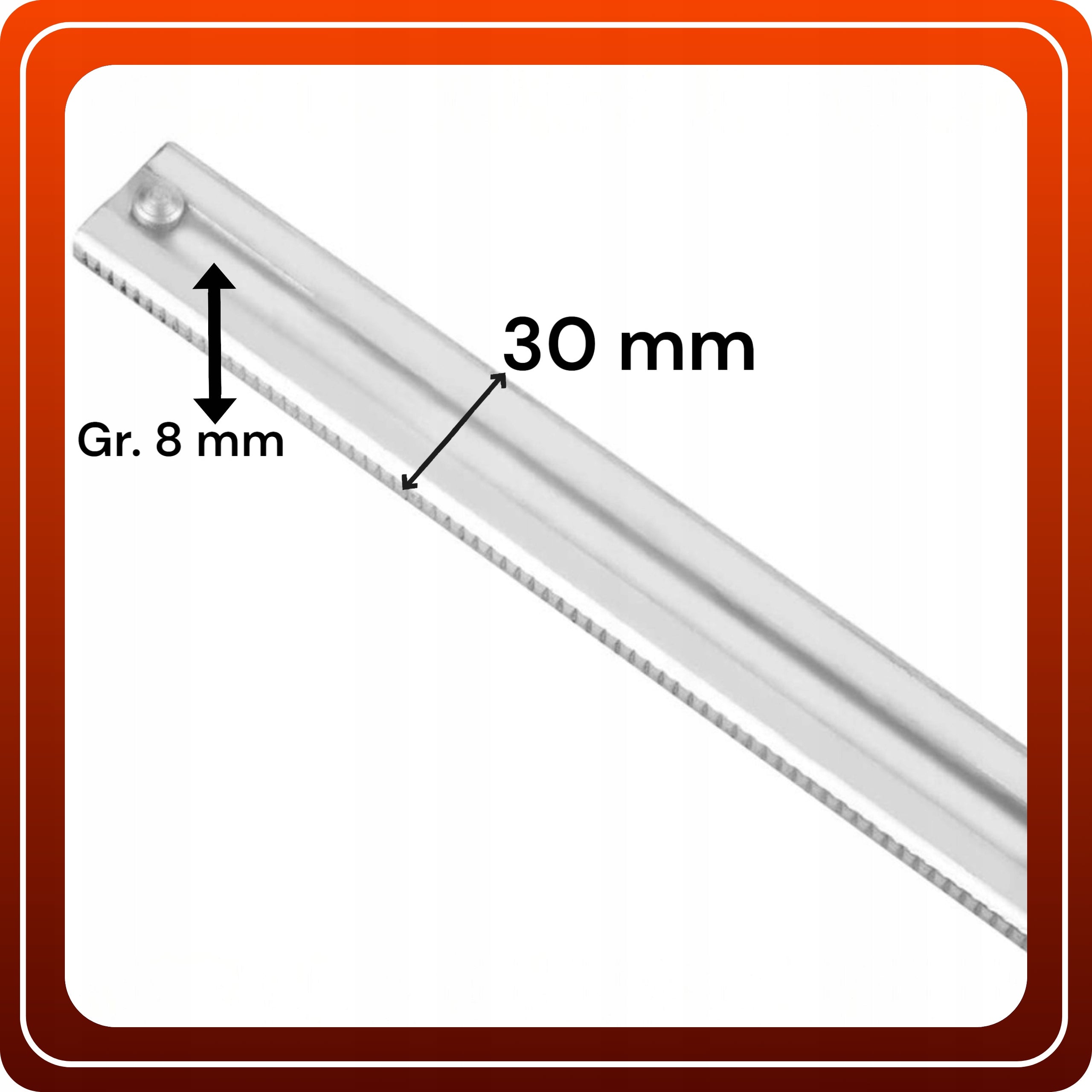 Ścisk stolarski zacisk 500x120mm TYP F Warsztatowy Stalowy Do drewna