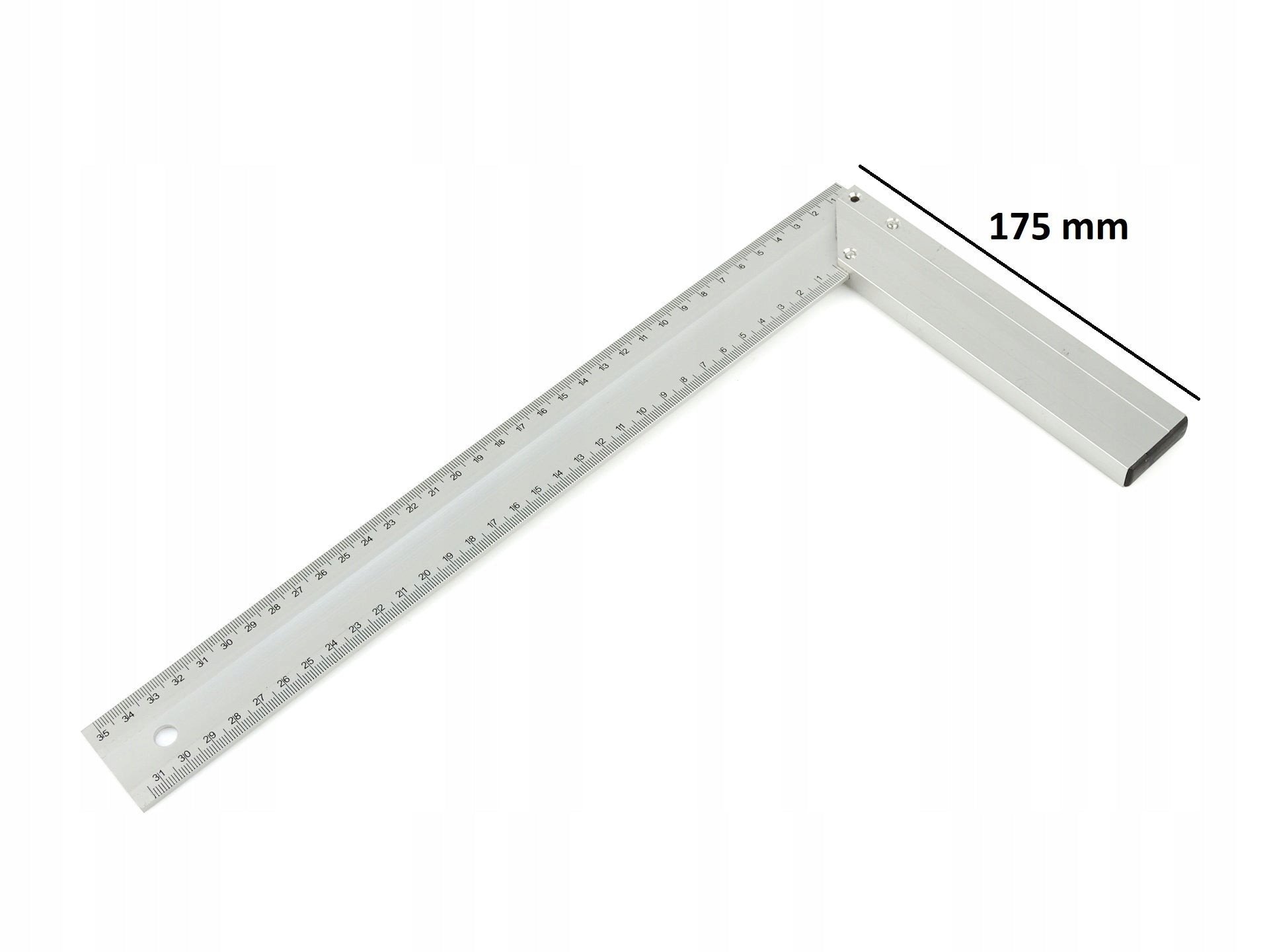 KĄTOWNIK STOLARSKI BUDOWLANY ALUMINIOWY 350MM UNIWERSALNY WARSZTATOWY