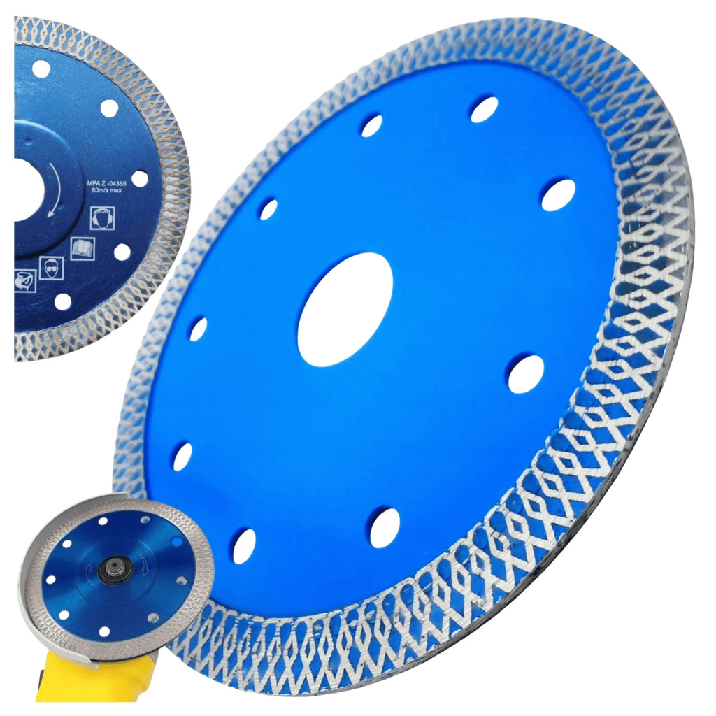 Tarcza Diamentowa 115mm Do Gresu Płytek Ceramiki Glazury Cienki Segment