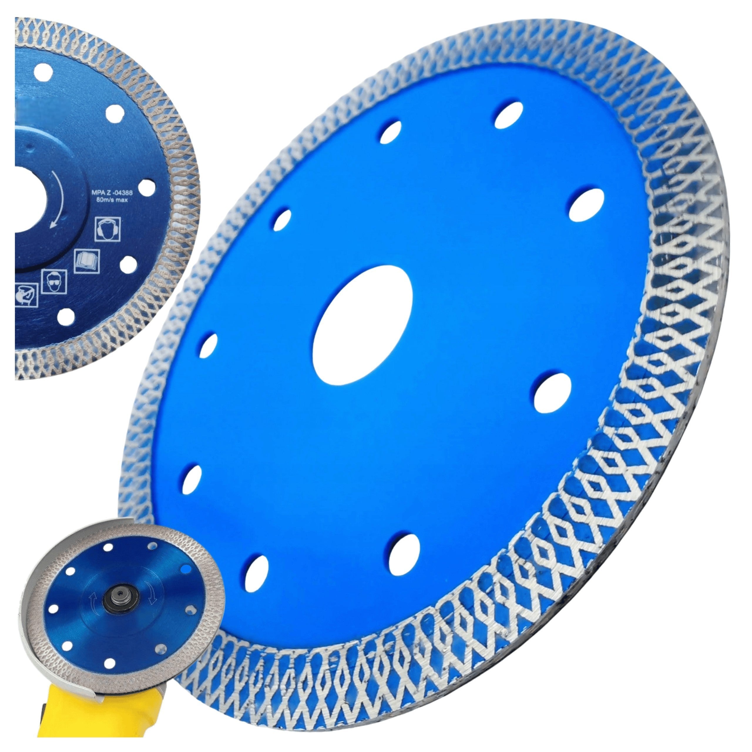 Tarcza Diamentowa 115mm Do Gresu Płytek Ceramiki Glazury Cienki Segment