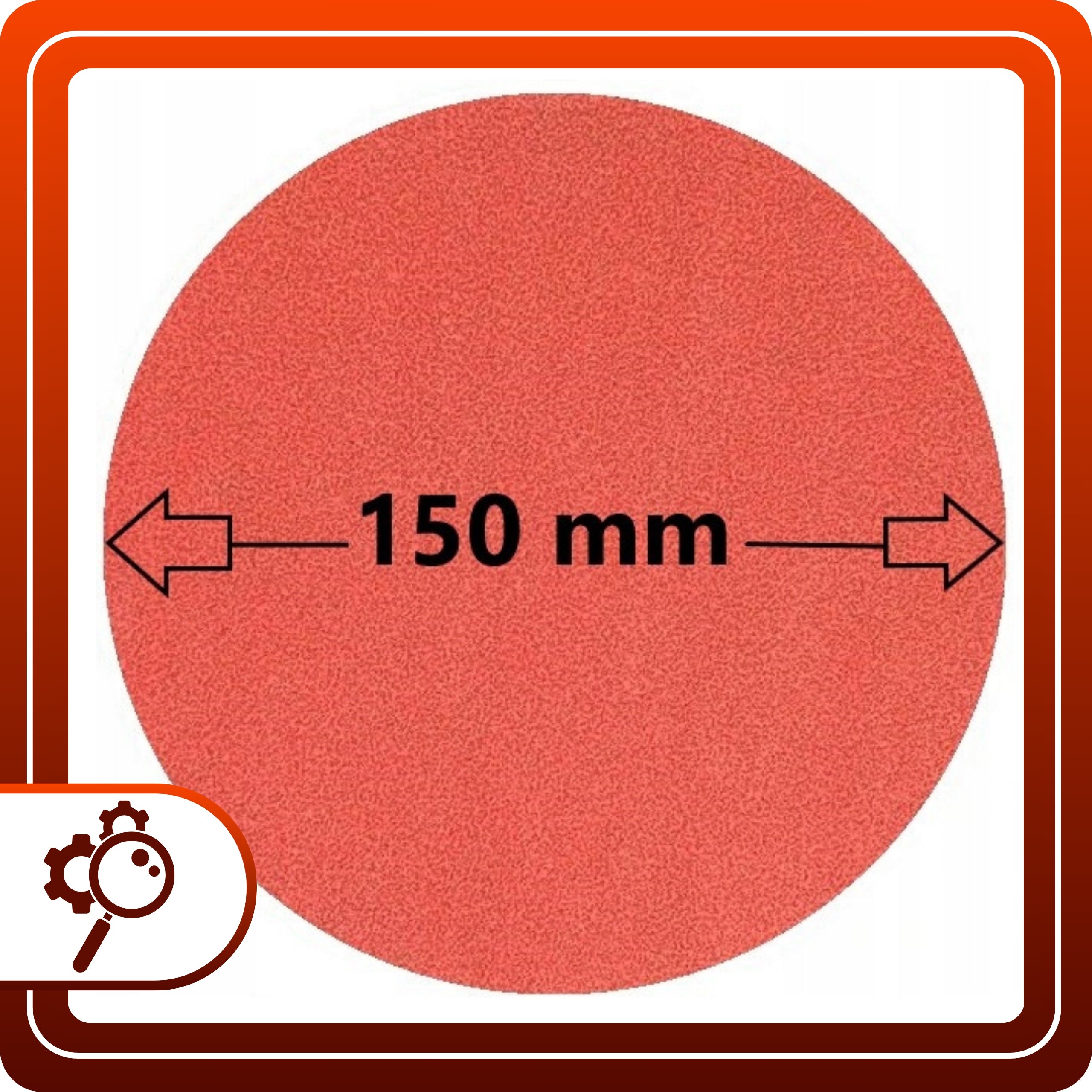 10x Papier Ścierny 150 mm P220 NA RZEP do szlifierki oscylacyjnej krążek