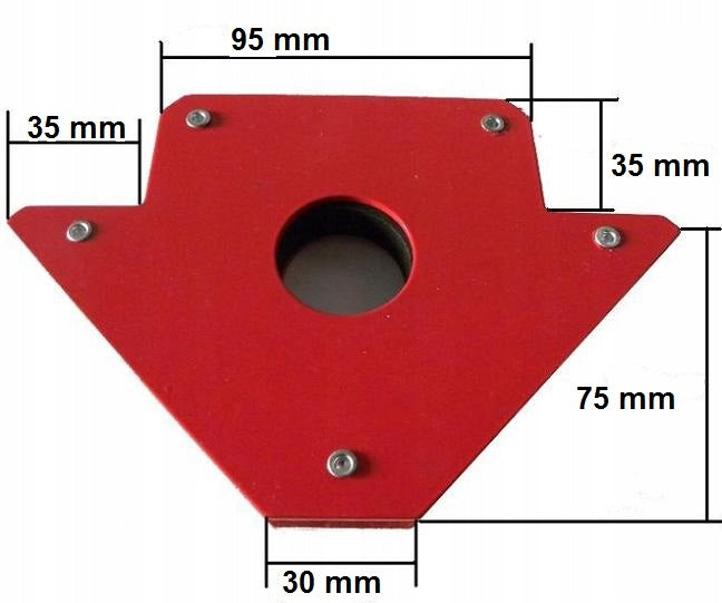 Kątownik uchwyt magnetyczny spawalniczy 22 kg