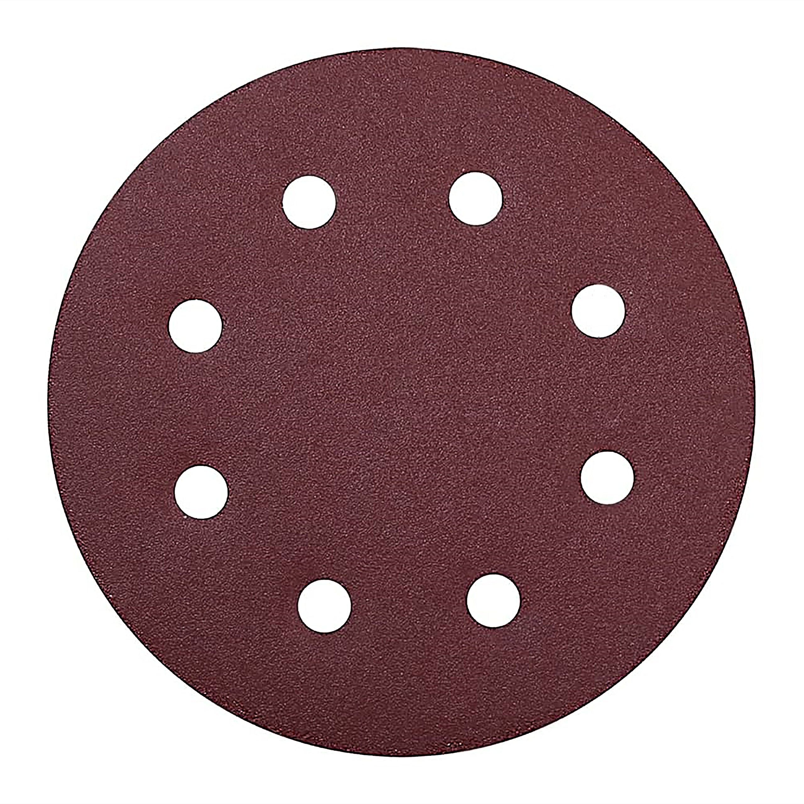 10x Papier ścierny 180mm P60 Na Rzep Krążek Dysk Do Żyrafy Szlifierki Gipsu