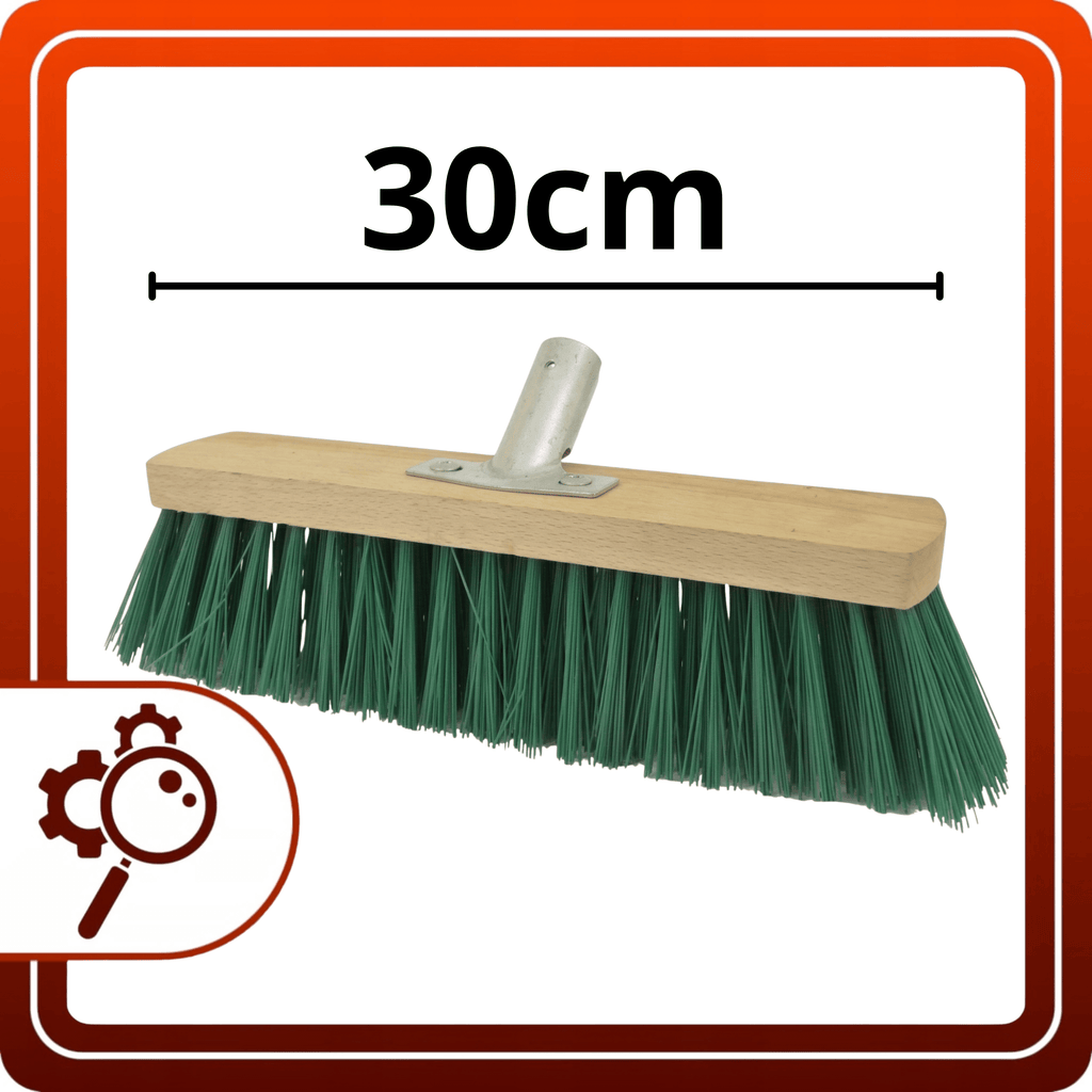 Miotła Ulicówka 30cm Szczotka Do Zamiatania Ulicznica Metalowy Uchwyt Mocna