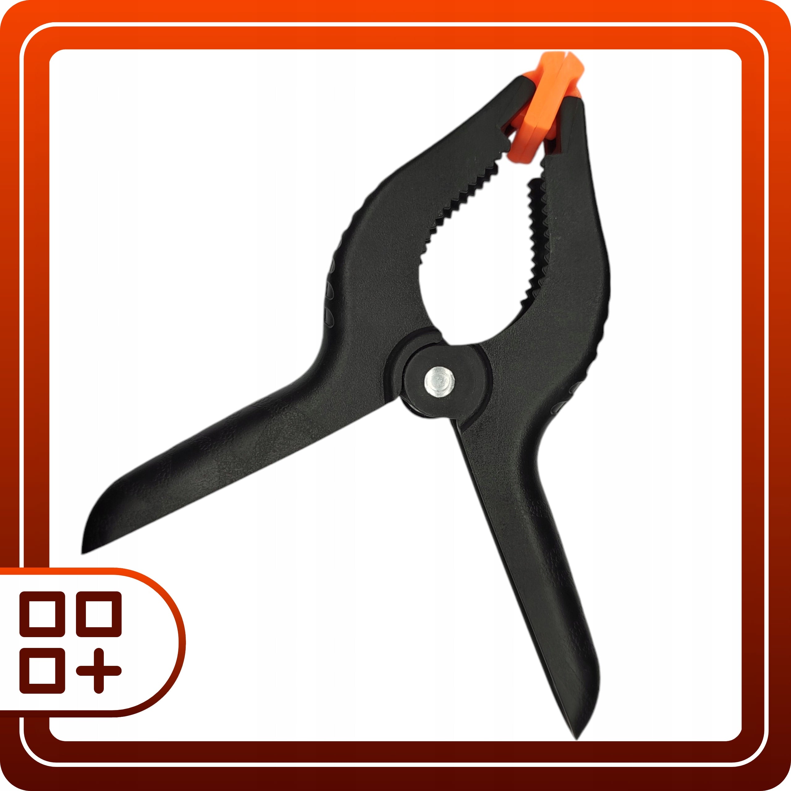 Ścisk stolarski zacisk sprężynowy 90mm klips modelarski MOCNY Zestaw 4 SZT