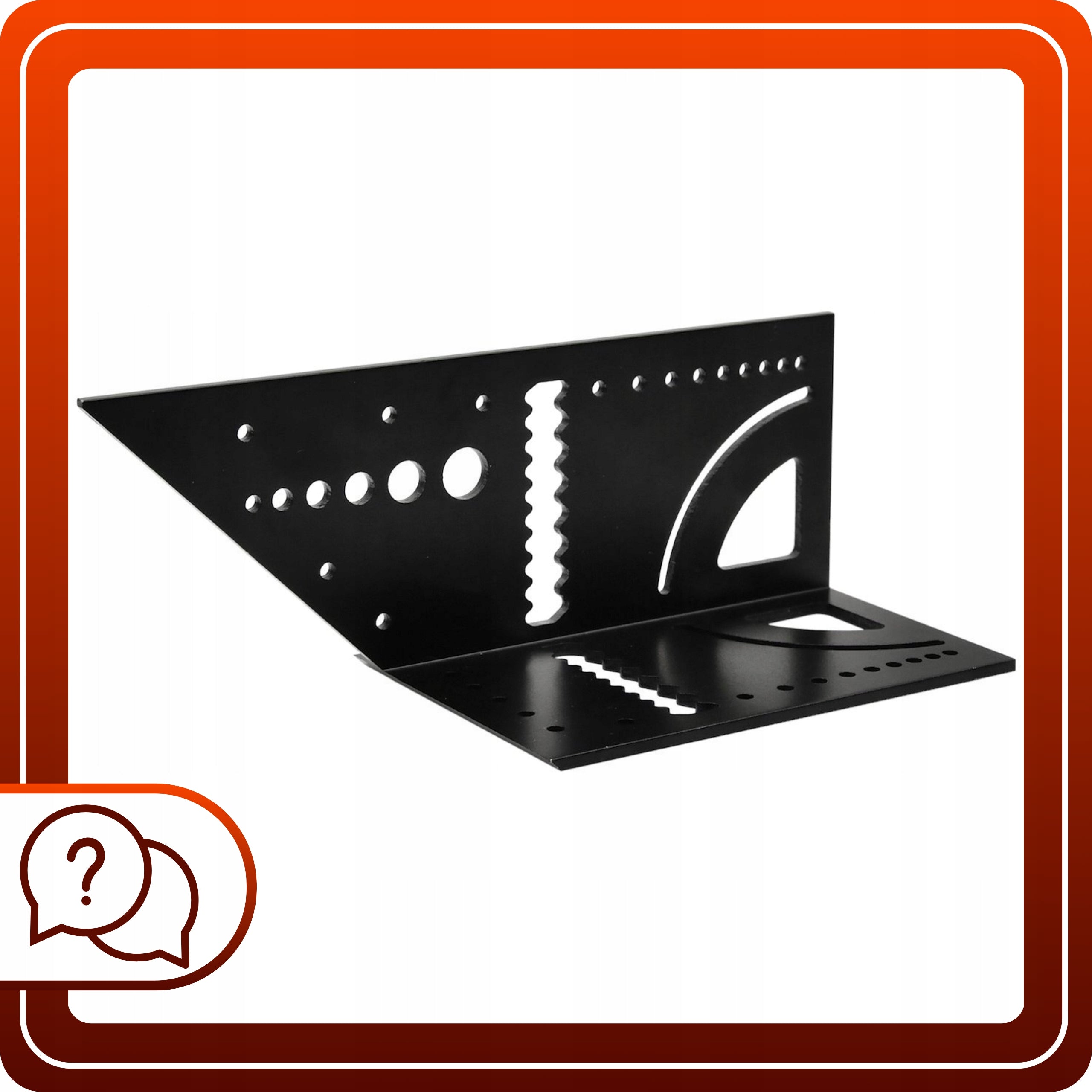 Kątownik aluminiowy stolarski 3D Szablon Uniwersalny Japoński Przymiar