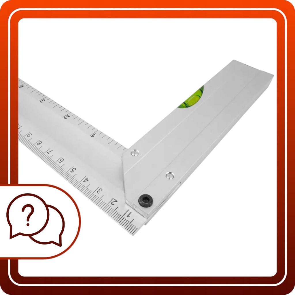 KĄTOWNIK STOLARSKI WARSZTATOWY UNIWERSALNY ALUMINIOWY POZIOMICA 300mm