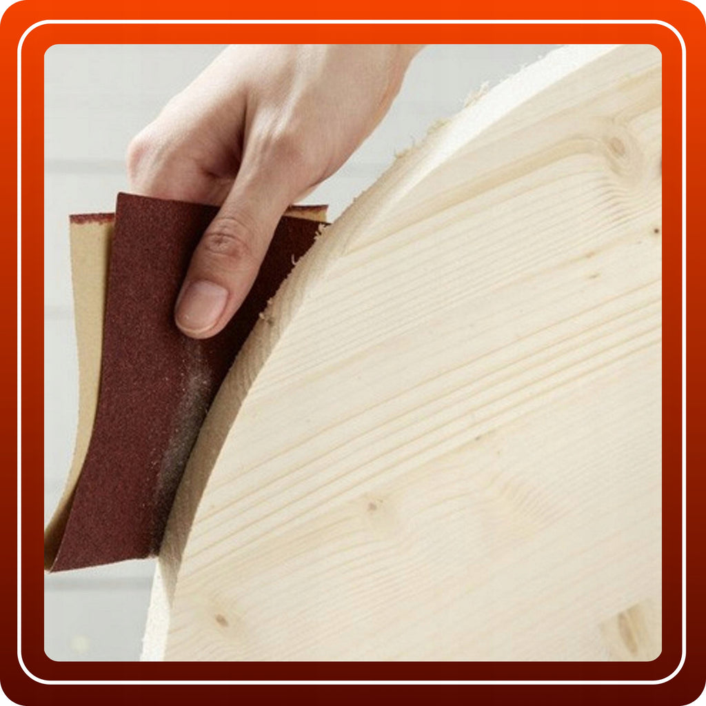 5x Papier Ścierny 230x280mm P360 Arkusz Na Płótnie Do Wygładzania