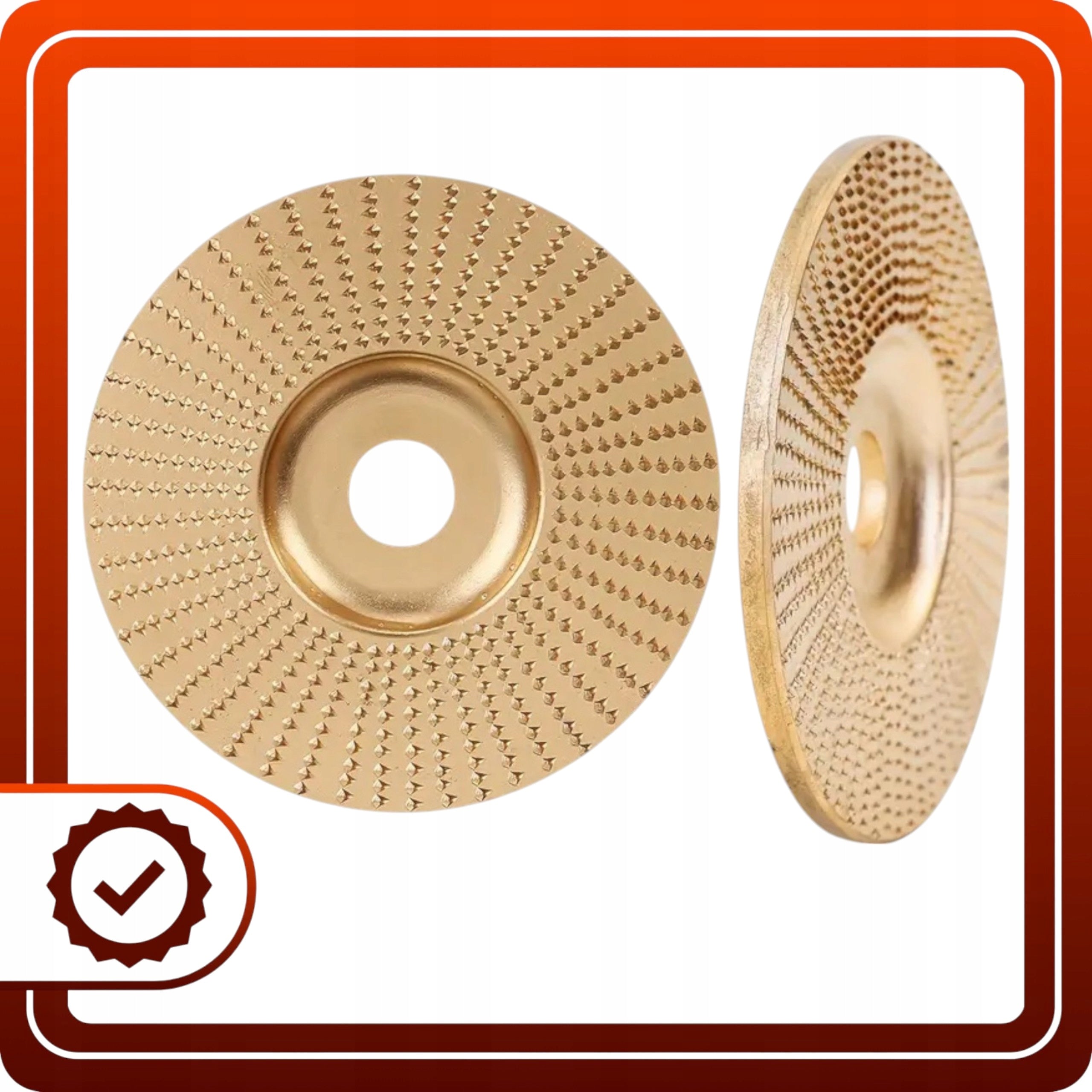 Tarnik 125mm Płaski Do Szlifowania Rzeźbienia Drewna