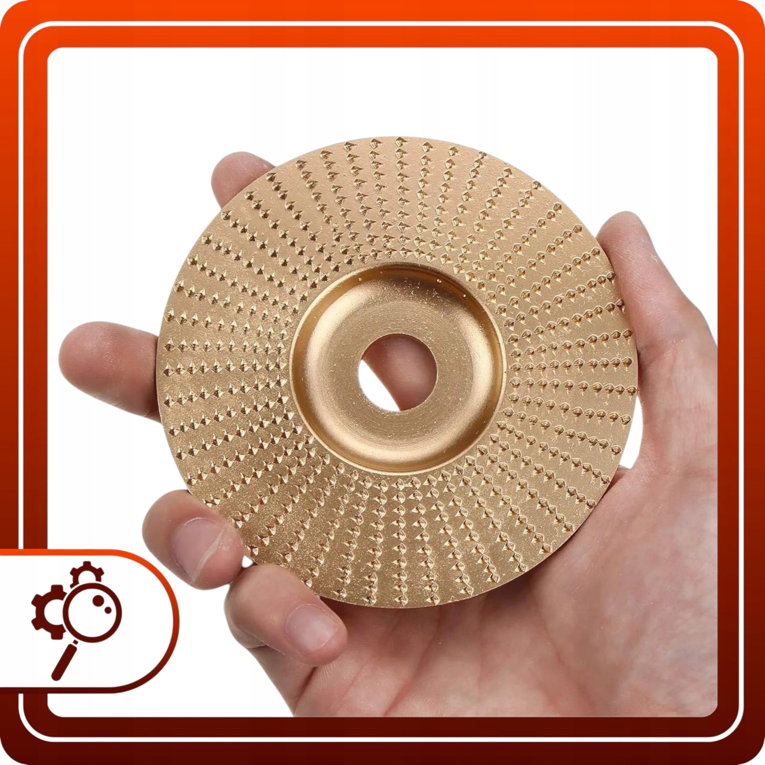 Tarnik 125mm Płaski Do Szlifowania Rzeźbienia Drewna