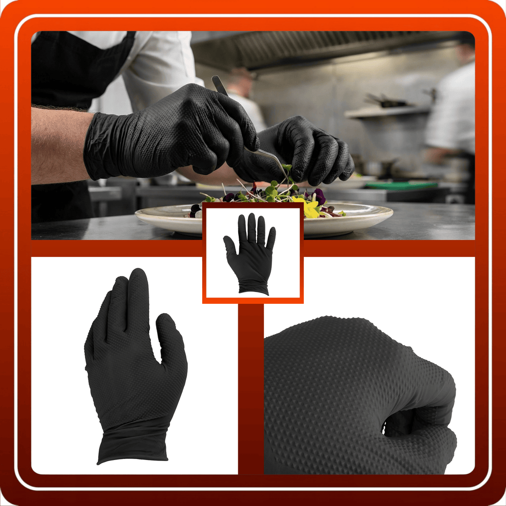25 Par Rękawice Nitrylowe Rozmiar M SOLID GRIP