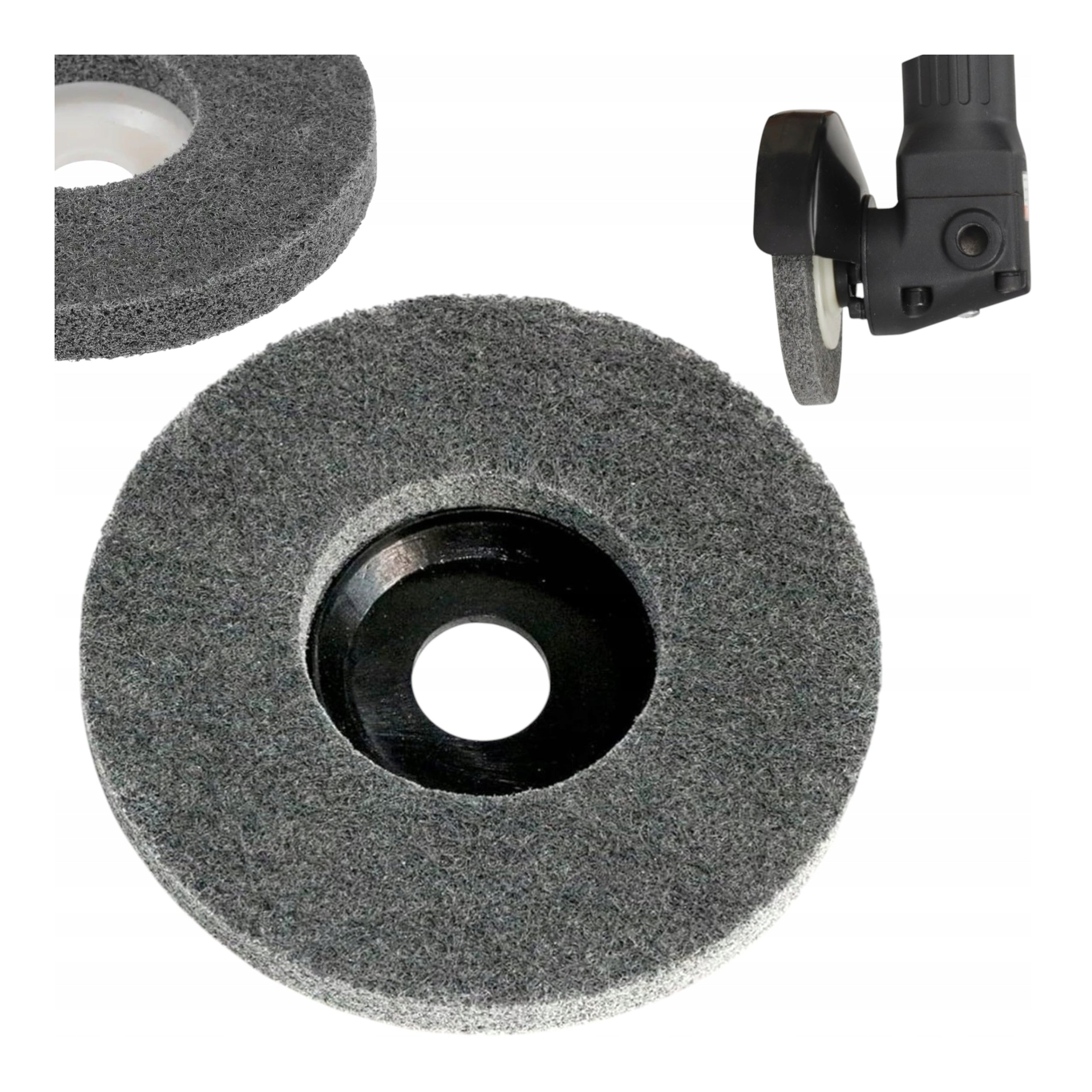Ściernica do czyszczenia piast Tarcza 125x10x22,23 mm Włóknina