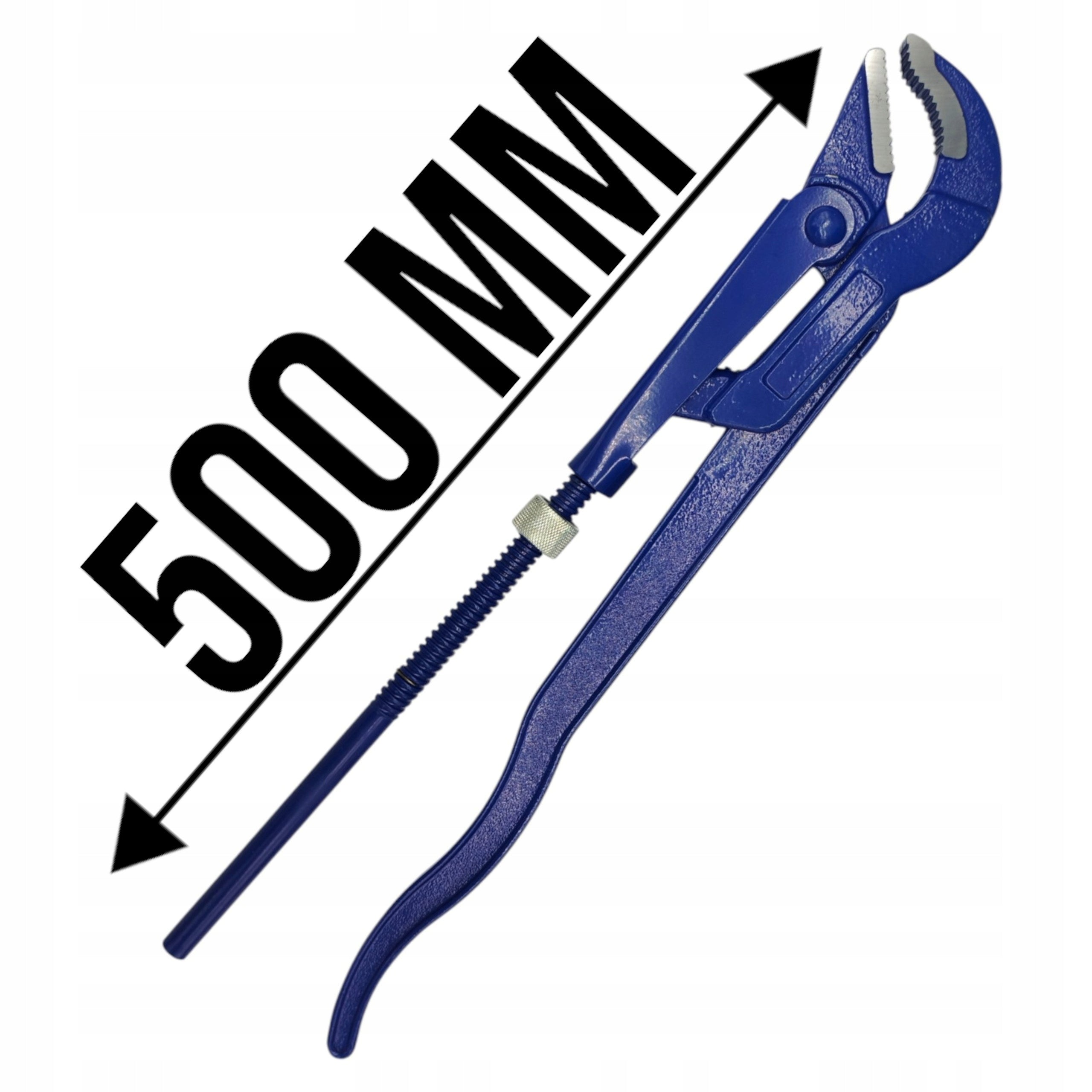 Klucz do rur hydrauliczny nastawny SZWEDZKI 2 cale 500mm Żaba Cęgi Szczypce