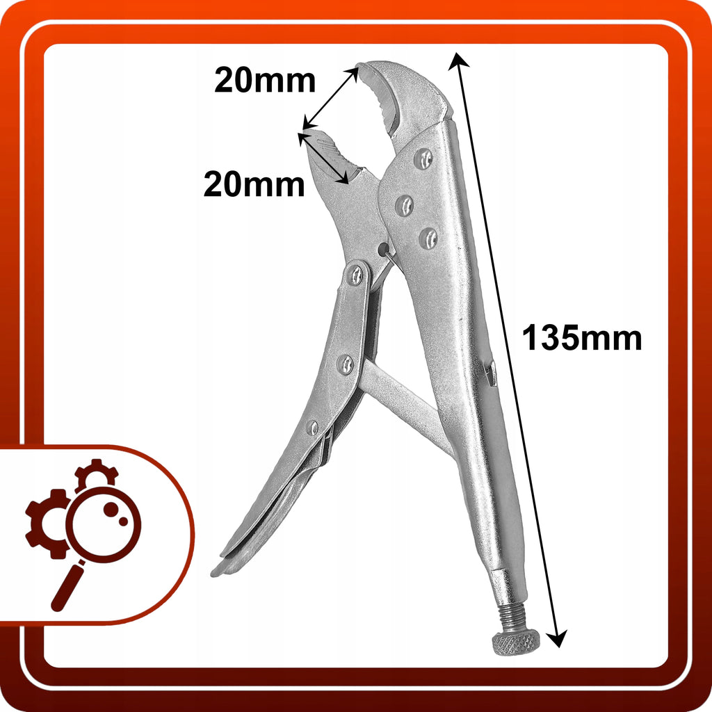 SZCZYPCE ZACISKOWE MORSEA MORSA MORS KLUCZ ŻABKA Małe Mocne 135mm