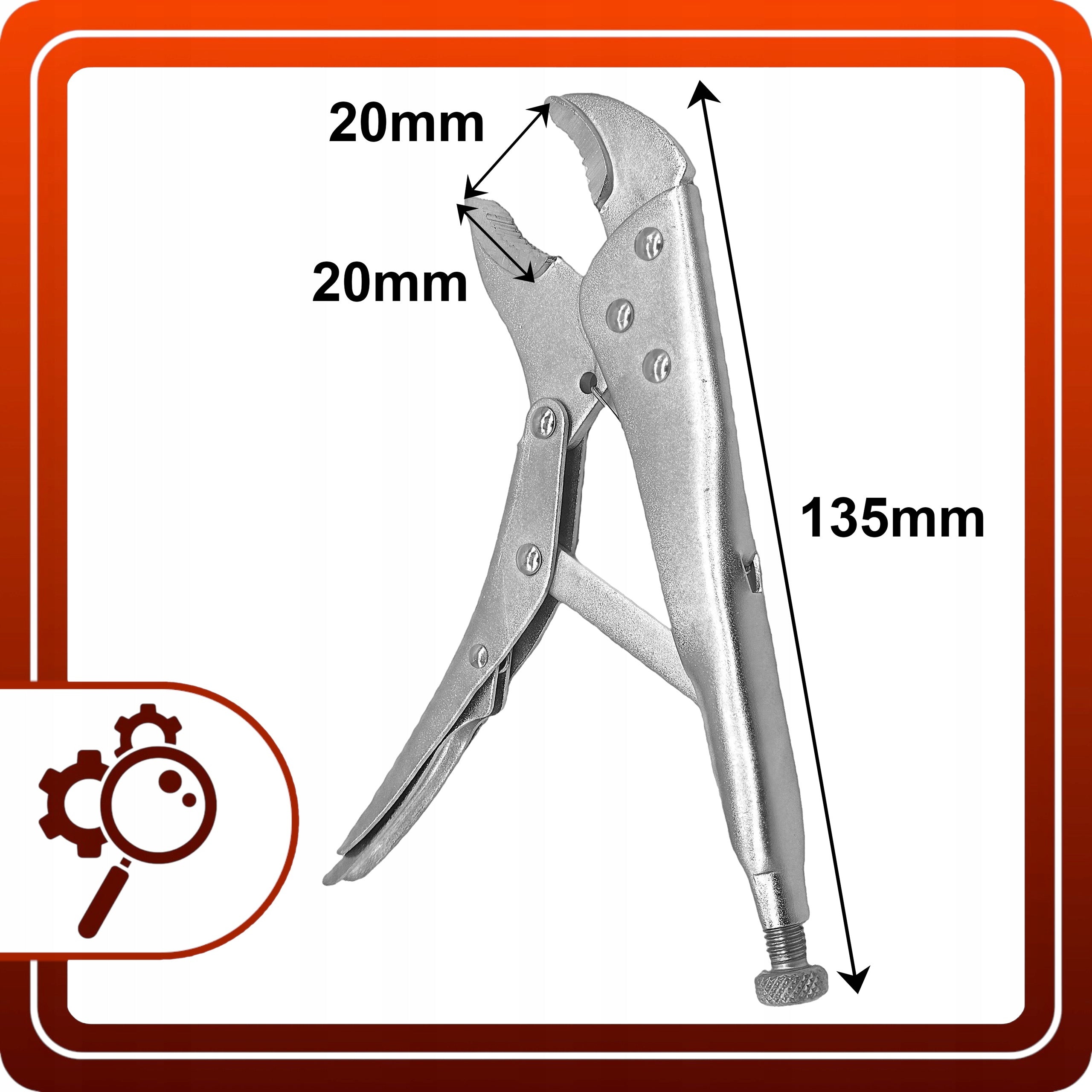 SZCZYPCE ZACISKOWE MORSEA MORSA MORS KLUCZ ŻABKA Małe Mocne 135mm