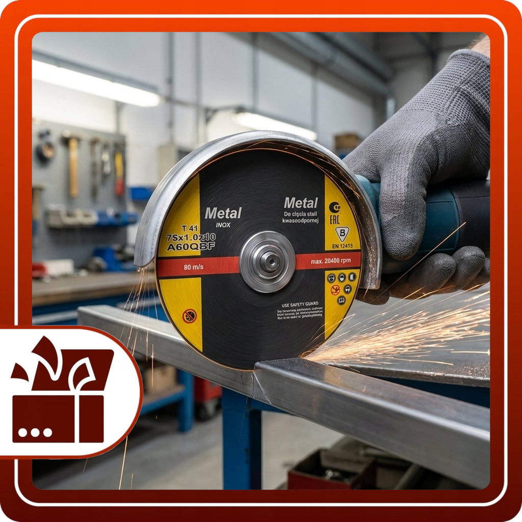 Tarcza Do Cięcia Stali 75mm 10szt Kwasoodpornej INOX Metalu Otwór 10mm