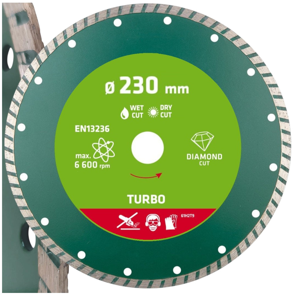 Tarcza diamentowa do betonu segmentowa do cięcia marmuru cegły glazur 230mm