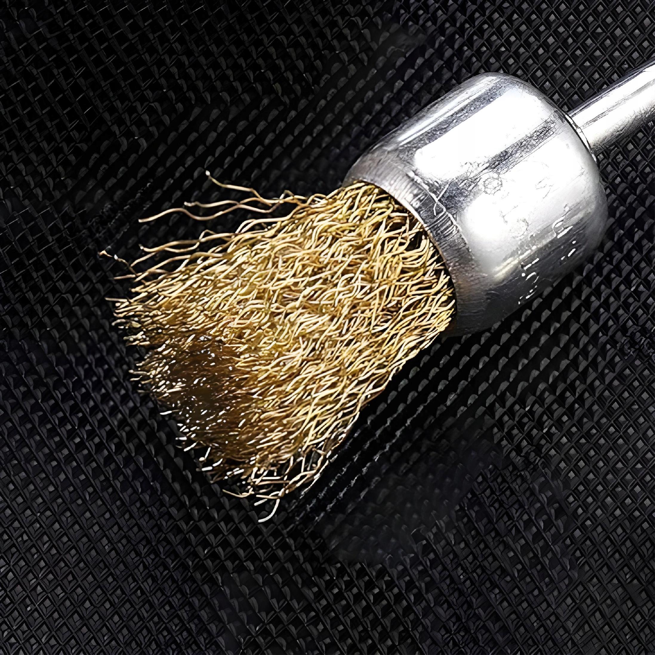 Szczotka Druciana 17mm Trzpieniowa Do Wkrętarki Wiertarki