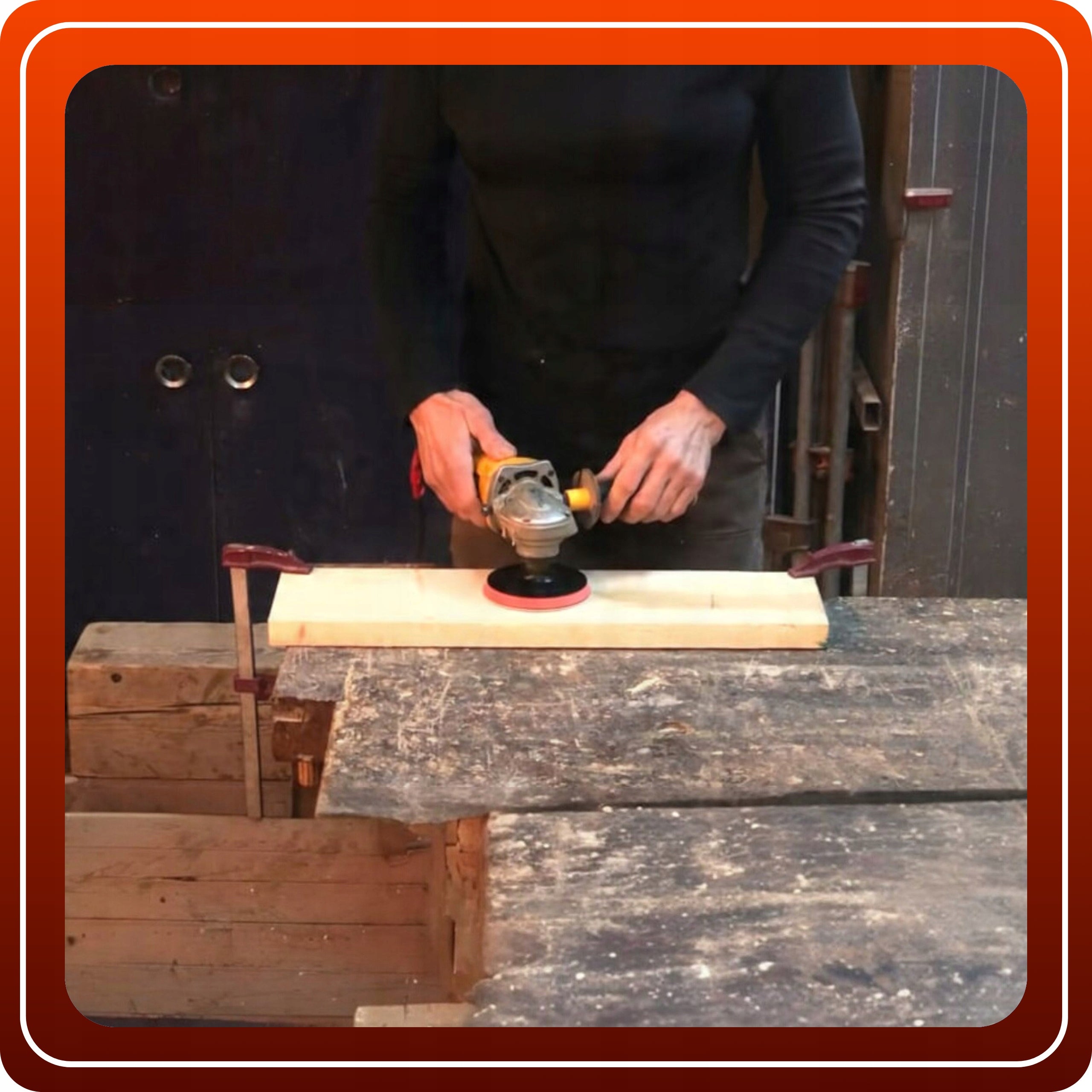 50x PAPIER ŚCIERNY 125mm P150 NA RZEP KRĄŻEK DYSK DO SZLIFIERKI ZESTAW 50szt