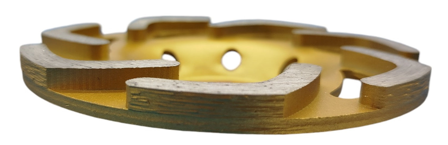 Tarcza do szlifowania betonu 125mm Garnkowa Diamentowa Boomerang na kątówkę